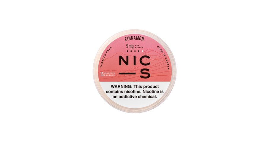 NIC-S Cinnamon 9MG nicotine pouches