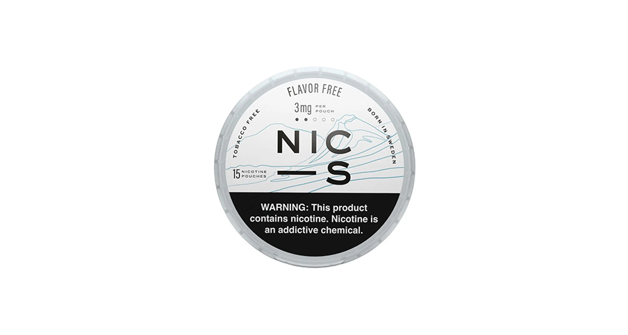 NIC-S Flavor Free 3MG nicotine pouches