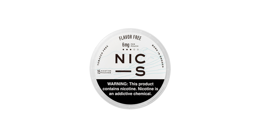 NIC-S Flavor Free 6MG nicotine pouches