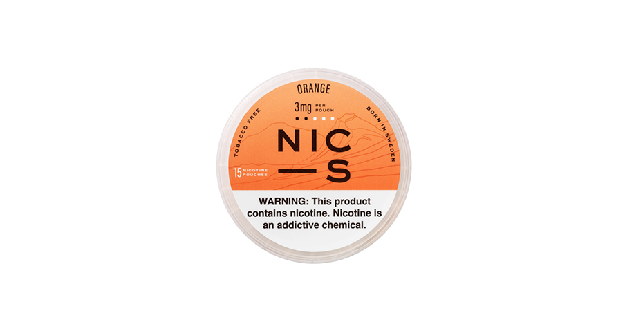 NIC-S Orange 3MG nicotine pouches