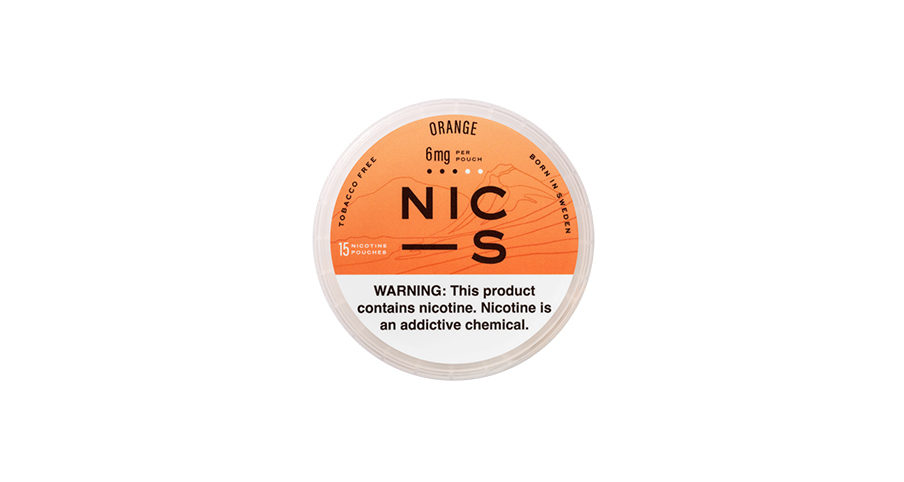 NIC-S Orange 6MG nicotine pouches