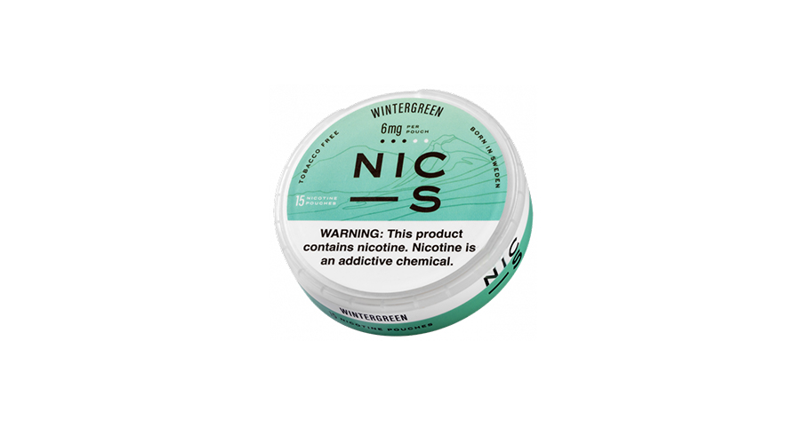 NIC-S Wintergreen 6MG nicotine pouches