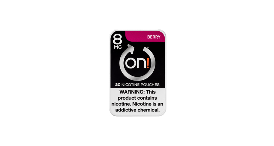 On! Berry nicotine pouches 8mg