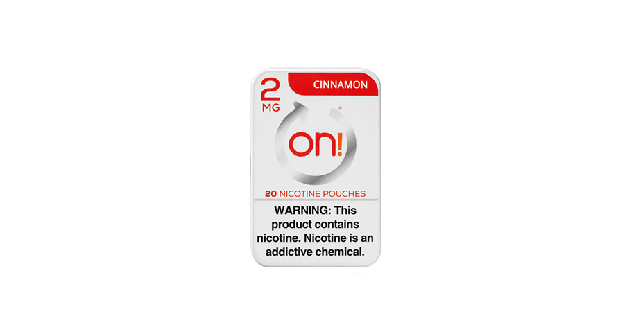 On! Cinnamon nicotine pouches 2mg