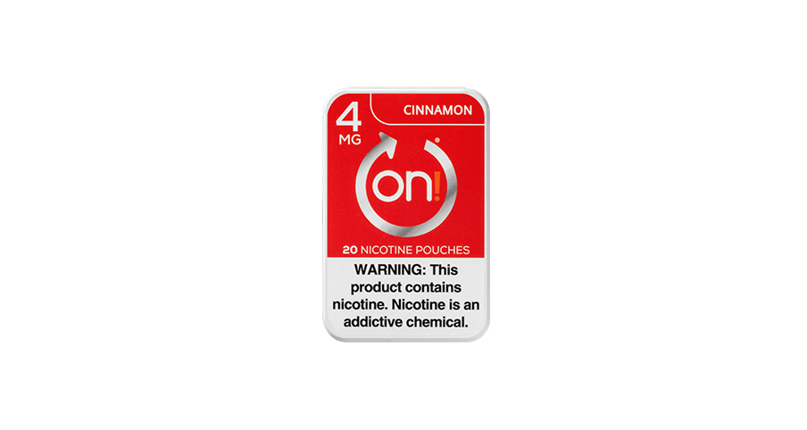 On! Cinnamon nicotine pouches 4mg