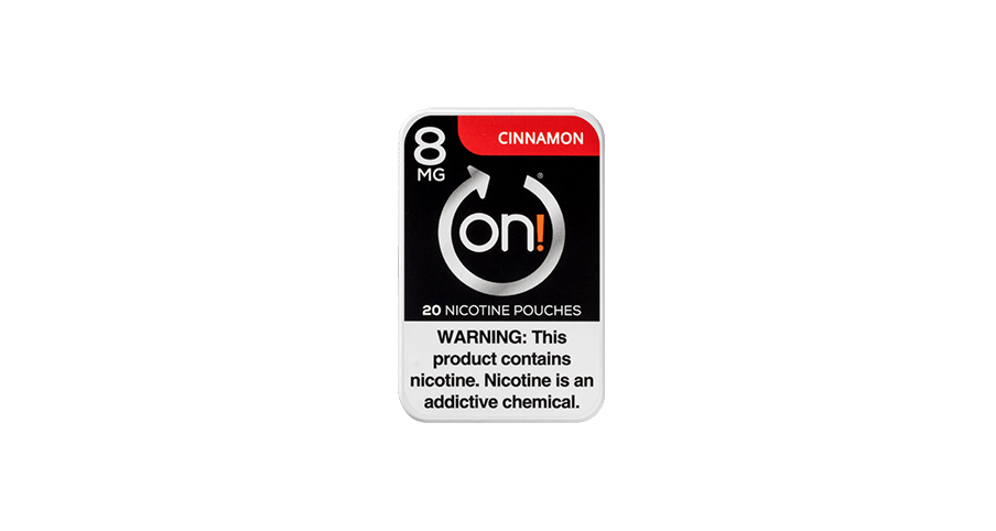 On! Cinnamon nicotine pouches 8MG