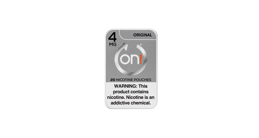 On! Original nicotine pouches 4mg