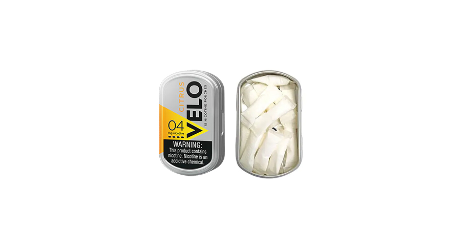 VELO citrus 4mg nicotine pouches